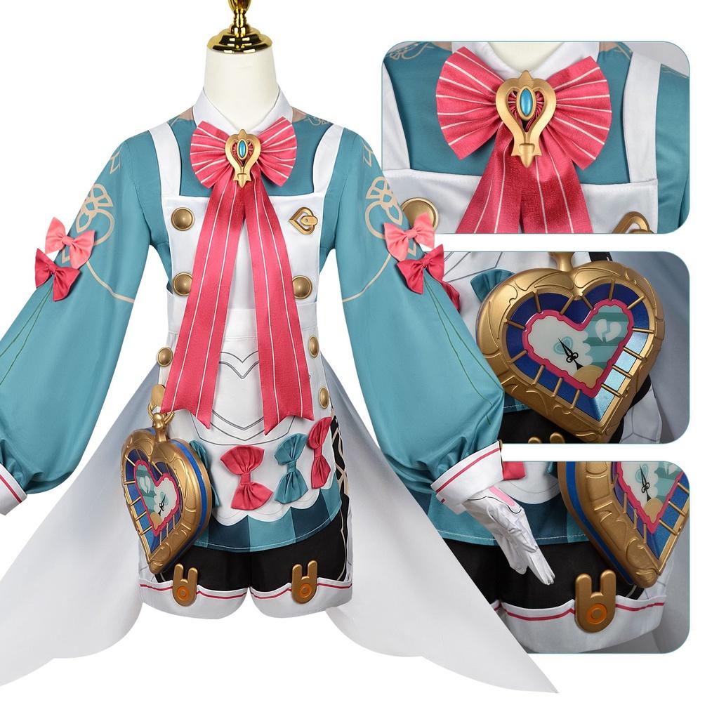 Original Sin- Higewen Cosplay Anime Game Costume Set Soft Fabric 2023 Summer Xs-xxxl