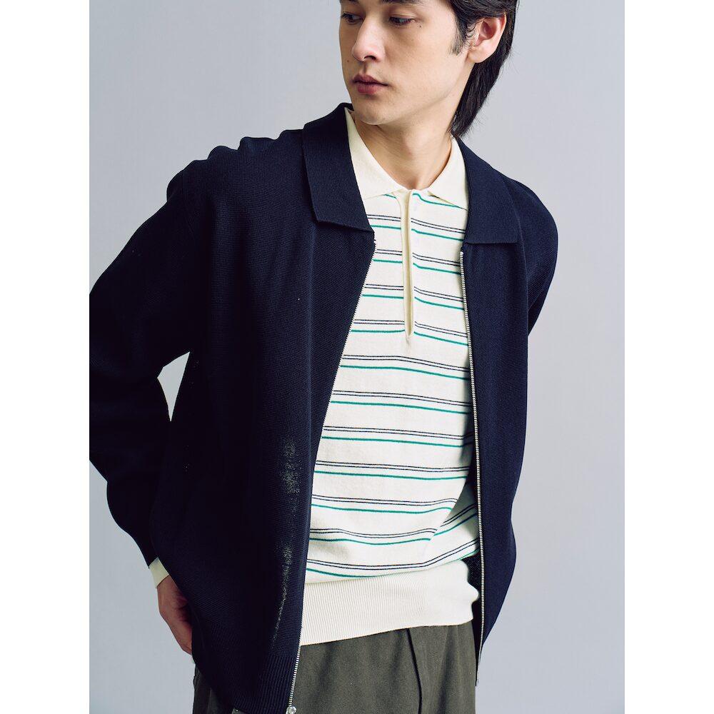 8Seconds Pin Stripe Collar Knit Ivory Ivory/M