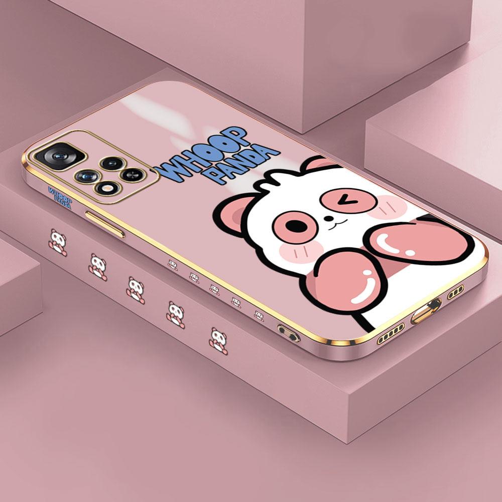 Für Redmi Note 13 Pro 12 Pro 12S 11 Pro 11S 10S OPPO A38 A77s A96 Realme C33 C65 OnePlus Cartoon Niedlich Panda Weiche Beschichtete TPU Handyhülle