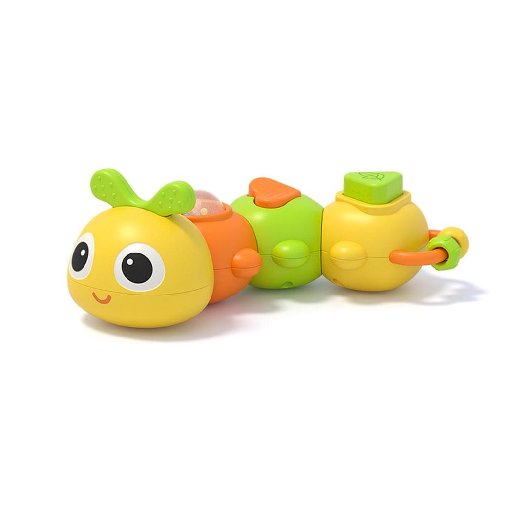 Mother and Baby Caterpillar Twisty Worm: Educational & Motor Skills Toy for Newborns