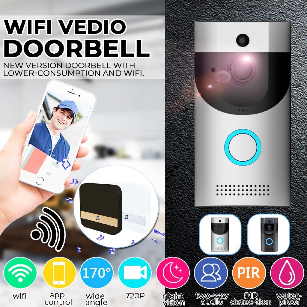 AC/DC 24V  Smart WiFi Video Doorbell Full 6G Super Wide Angle 1.7mm Lens Wireless Wifi Video Doorbell