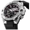 Casio G-Shock G-Steel Solar Analog-Digital Watch Black Silver GST-B400-1A Bluetooth Connectivity