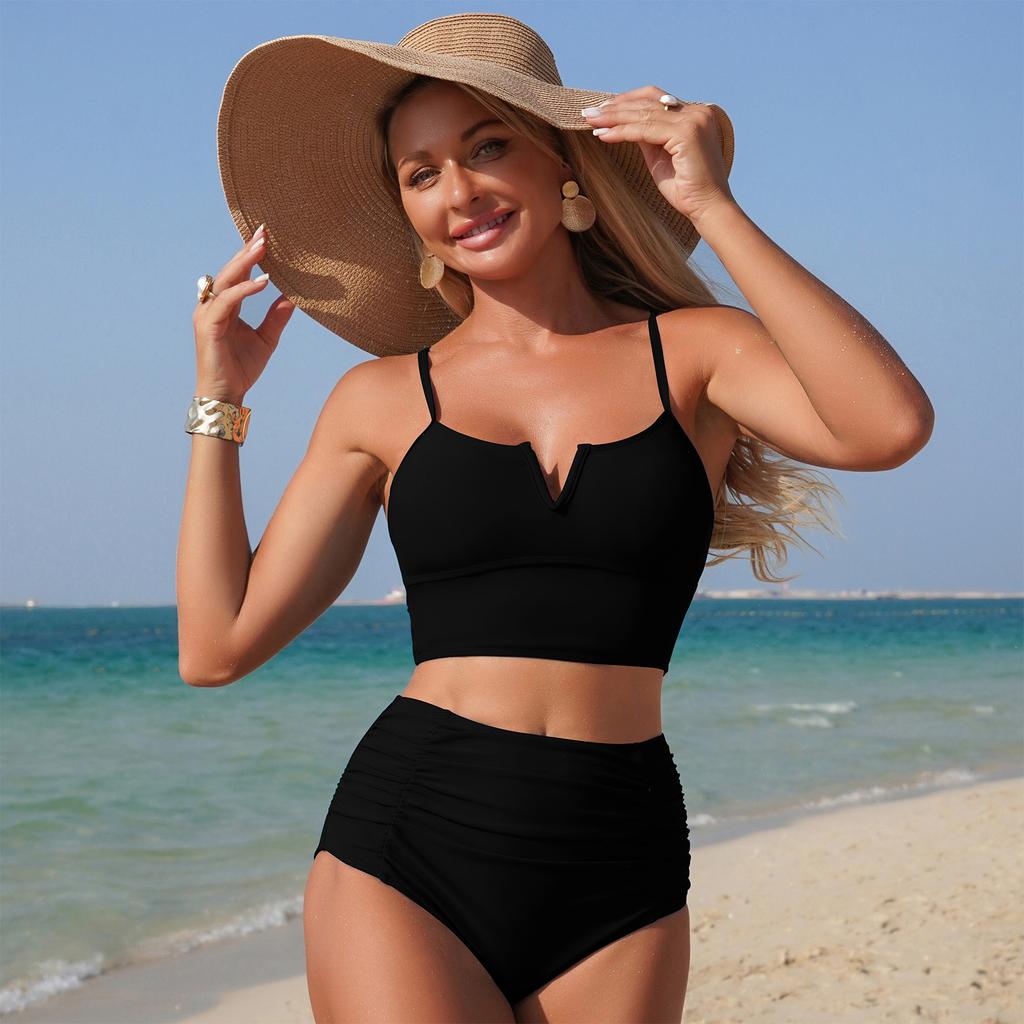 Women's Split  Bikini Swimsuit Sport Swimsuit