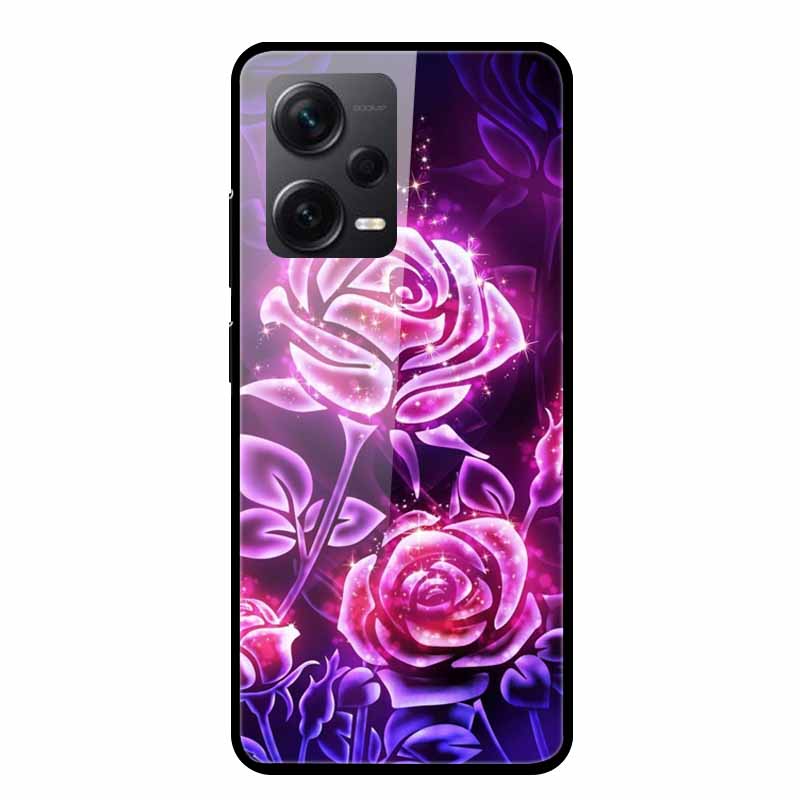 Tempered Glass Cases For Redmi Note 12 Pro Plus 5G Covers Note12 Hard Back Covers for Xiaomi Redmi Note 12 Pro Capas Protective