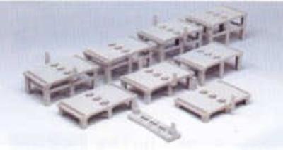 N Spur Doppelgleis-Hangpfeiler-Set 23-046