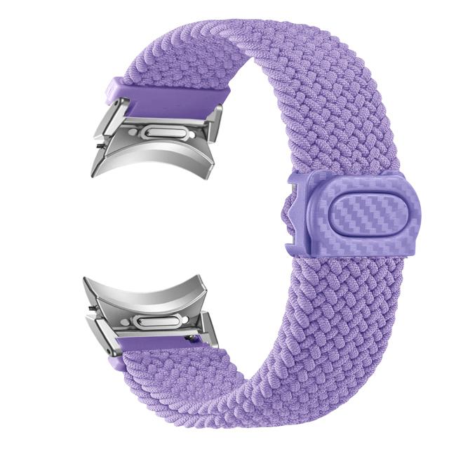 No Gaps Braided Band For Samsung Galaxy Watch 6 4 Classic/5 Pro/44mm 40mm 47mm 43mm Correa Nylon Bracelet Galaxy Watch 6 Strap