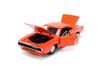 Jada Toys BIGTIME MUSCLE 1/24 Scale 1968 Dodge Charger Orange/Graphics Finished Product