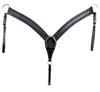 Western Natural Leather Bling Tack Set of Headstall & Breast Collar