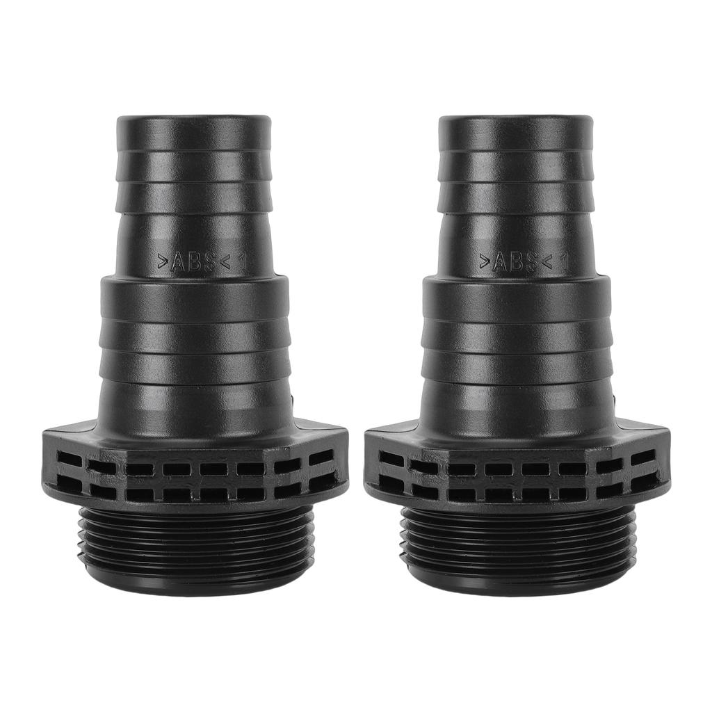 2 Peças Conectores de Bomba ABS 32 38mm, SPS100 SPS75 SPS50 SPS25 Bomba de Areia Piscina Spa Adaptador de Saída de Reposição Conexões Preto