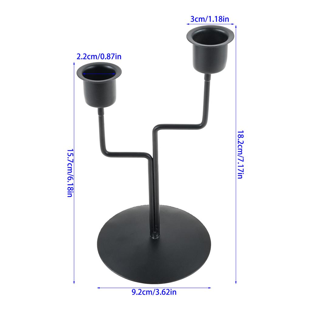 Candle Holder for Pillar Candles Stable Base Table Centerpiece Candlestick Holder for Mantel Fireplace Dining Desktop Home Decor