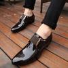 Fashion Men Fashion Classic Formal Shoes Black Brown Luxury One Step Men Lefu Shoes Korean Wedding Party Shoes Size 38-46 Men Shoes