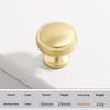 Aluminum Alloy Furniture Knobs Rustproof Waterproof Surface Classic Design for Cabinet Drawer Dresser Bathroom Kitchen Furniture