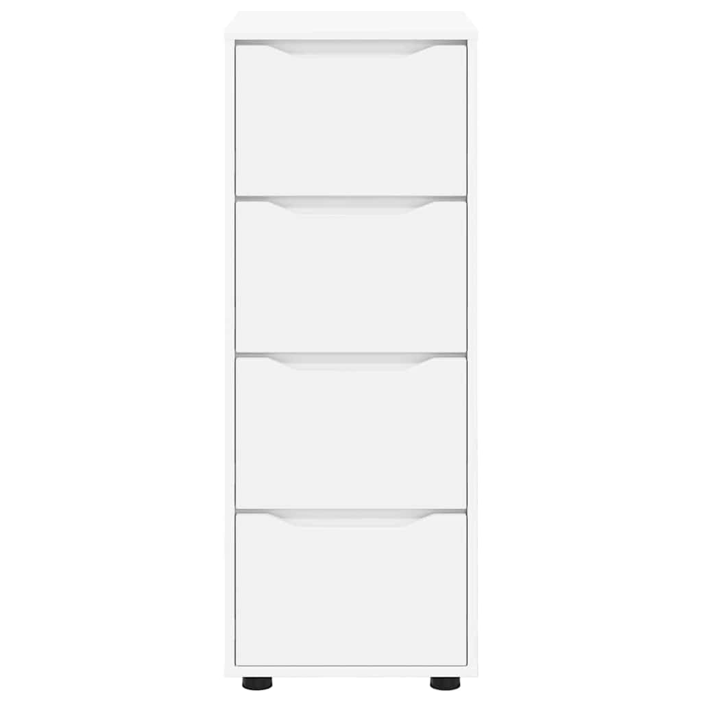 Storage Cabinet White 40 x 48 x 105 cm Engineered Wood