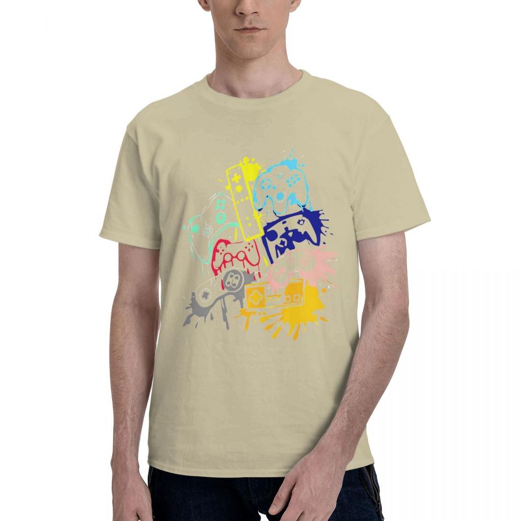 With Vibrant Retro Gaming 100 Cotton Casual Breathable Confortable Man Funny Ugus TShirts Mens Gifts