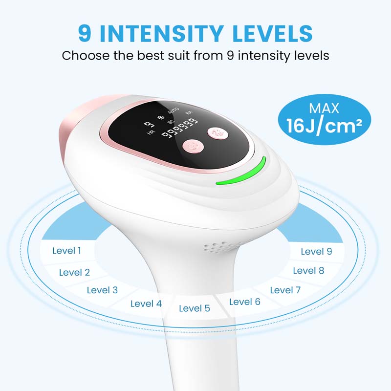 New Lazer Permanent Ipl Laser Epilator Hair Remove Removal Machine Handset 9 Level Ice Cooling Ipl Laser Hair Removal Device