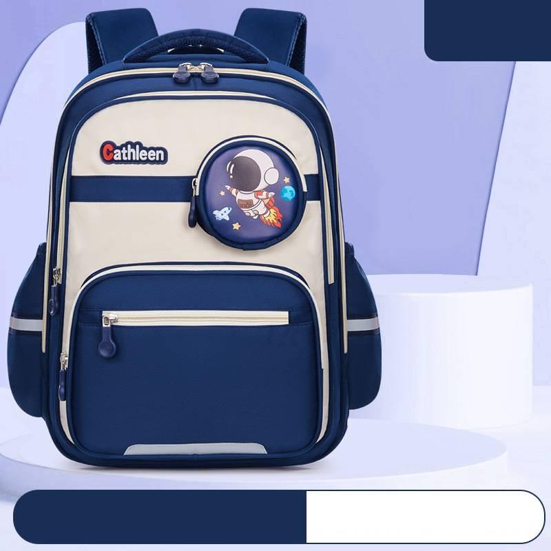 

Backpack Unicorn Astronaut Waterproof Schoolbag Compartment Stripe Reflective L синий