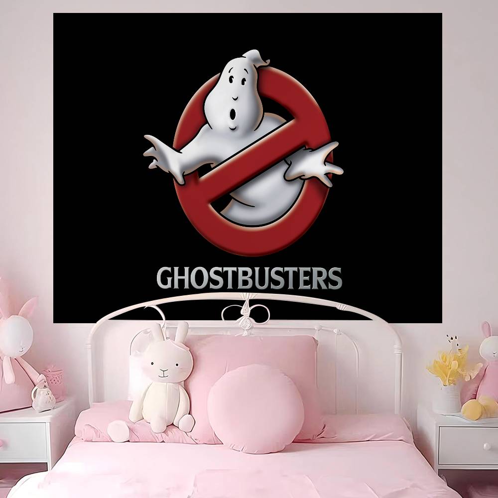 Movie GGhostbusters Anime Tapestry Hippie Flower Wall Carpets Dorm Decor Cheap Hippie Wall Hanging