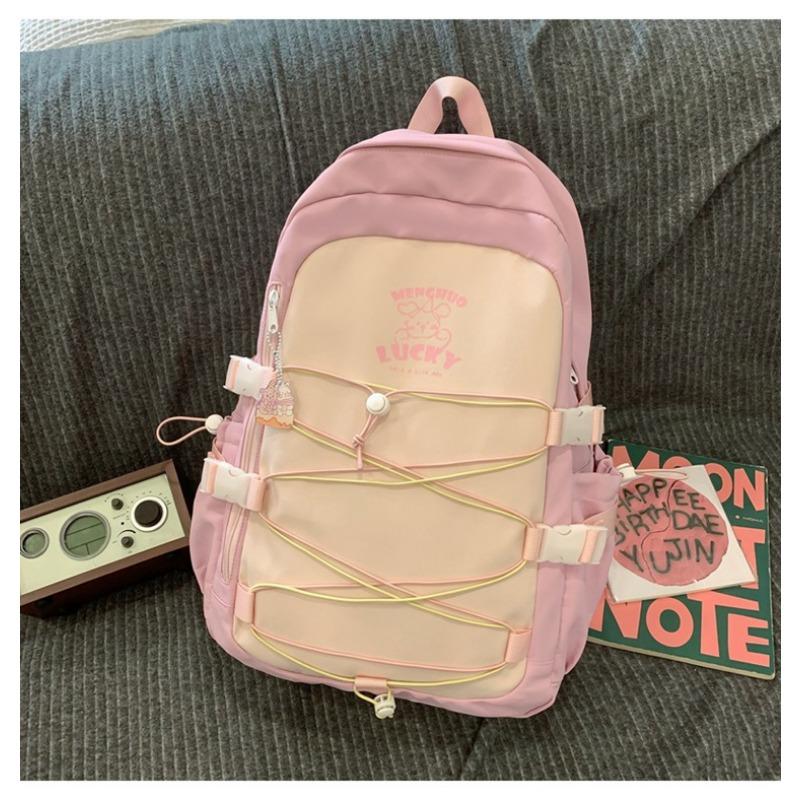 The New Schoolbag Is Fresh and Sweet, Candy Color, Good Girlfriend Travel Backpack, Light, Junior High School Student Backpack.