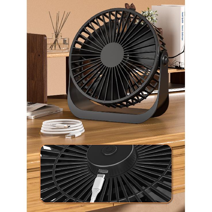 2026 New Model Desktop Fan USB Direct Plug-in Table Circulation Fan for Office, Living Room, Dormitory, Powerful Electric Fan