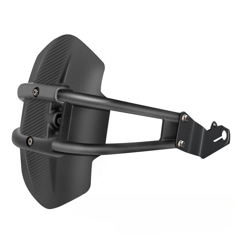 Universal Motorcycle Modified Plastic Rear Mudguard Fender Motorcycle Fender with Reflector белый