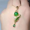 Collana Clavicola Smeraldo Pietra Preziosa di Cristallo Rosa Ora Ha un Nuovo Temperamento