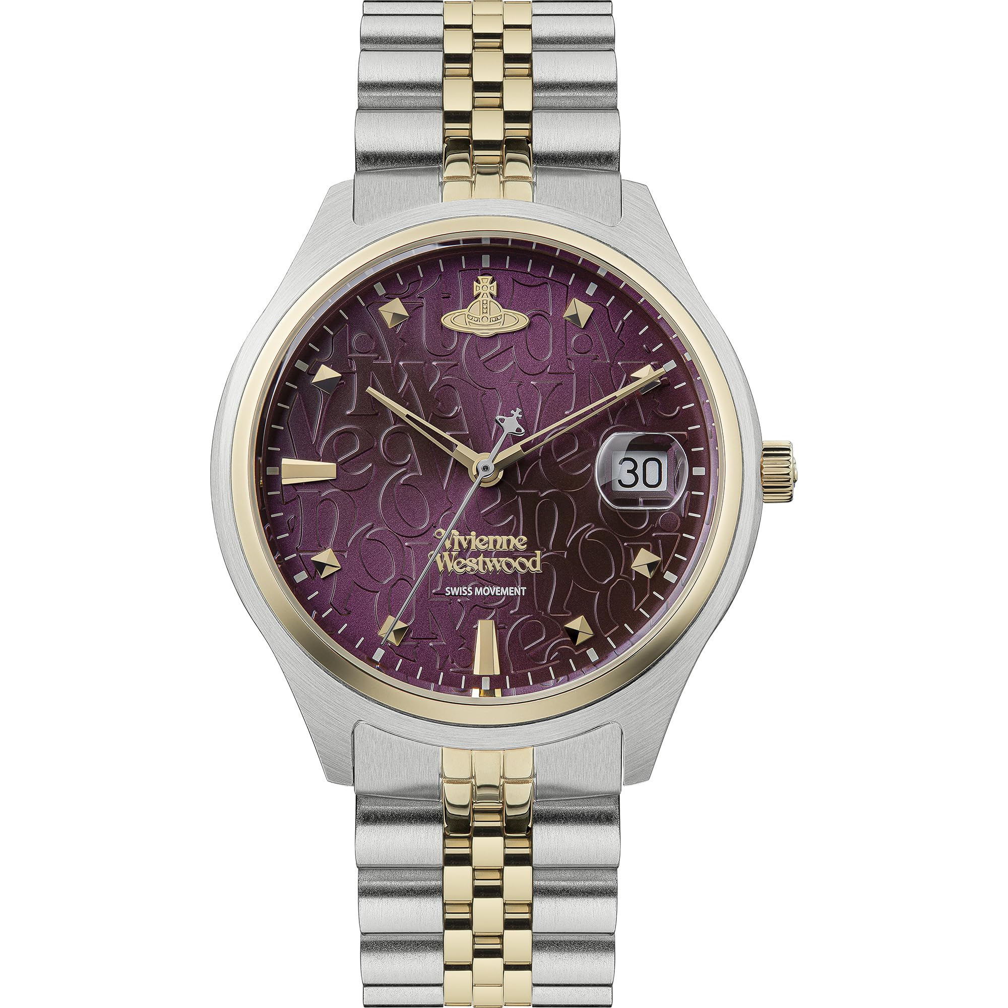 

Авторизованный дилер Vivienne Westwood Watch Женские Camberwell VV261BYSG Бордовый циферблат Браслет [Vivienne Westwood] и Двухцветный бордовый