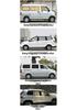 Blackout Car Sunshade Curtains for Privacy and Sun Protection, Up and Down Track Partition