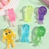 Cartoon Shape Squeeze Toy Soft Elastic Decompression Toy with TPR Soft Gel Sequin Filling Toy Cute Stress Relief Toy for Kids And