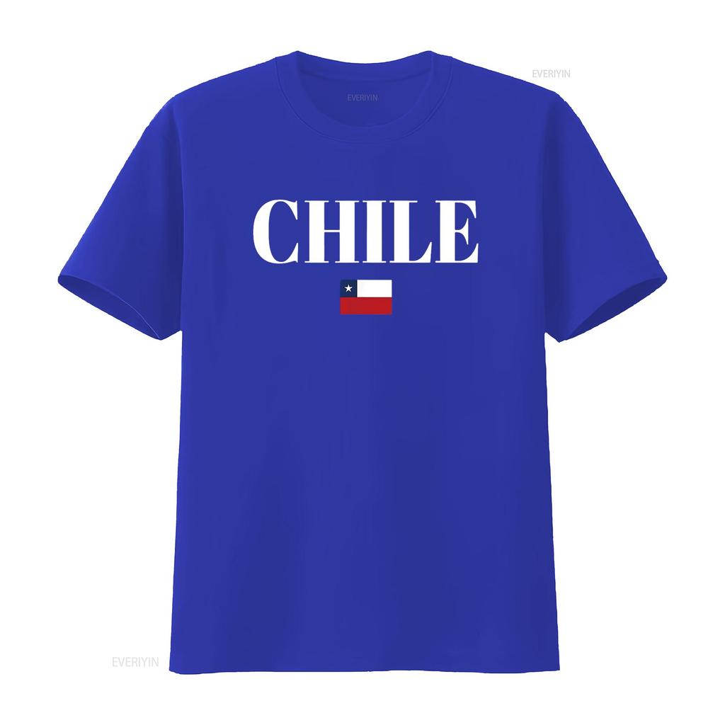 CHILE Flag Women T Shirt Vintage Washed Graphic Unisex Fashion Stylish Soft Top For Everyday Wear Designer Clothes Versatile