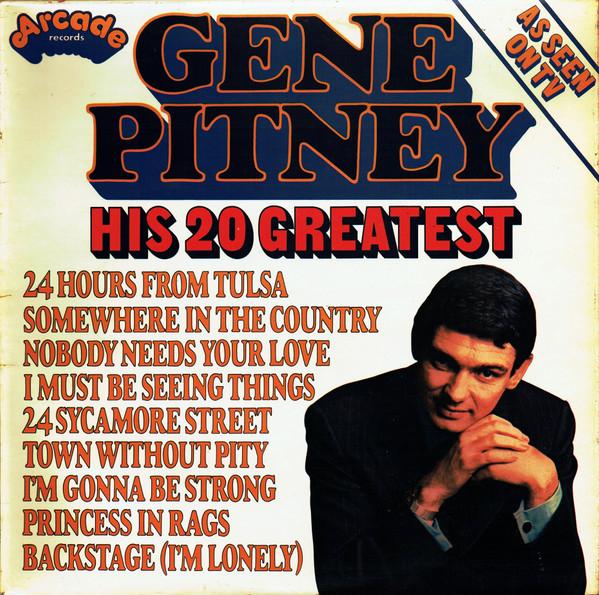 

LP Record GENE PITNEY - His 20 Greatest ADEP22 Arcade Records 1976 UK Rock Used
