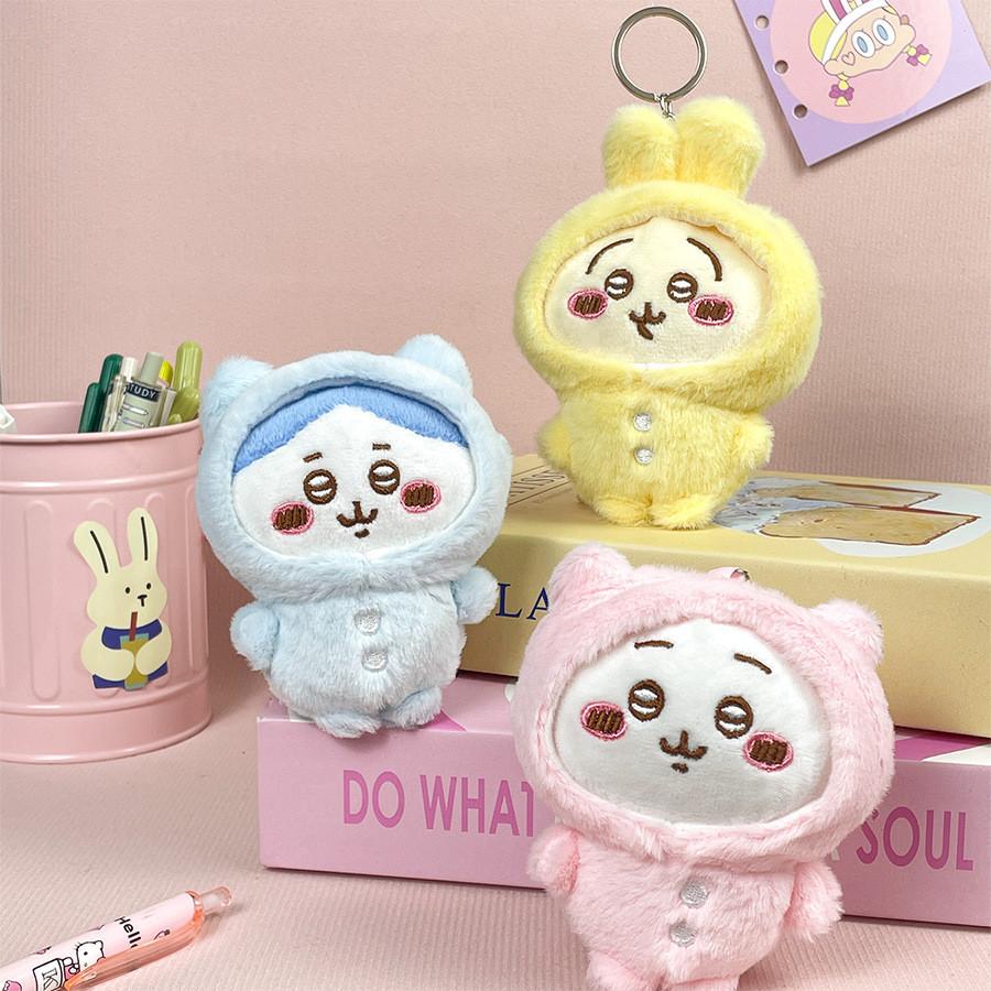 Adorable Plush Bunny Keychain Cute Soft Toy Rabbit Bag Charm For Kids And Adults