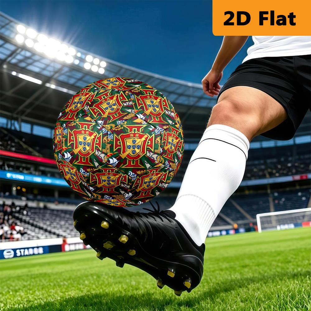 National Emblem Design Soccer Ball Suitable for Both Training and Competition Suitable for Training, Competition, and Indoor and Outdoor Sports.