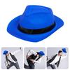 Cappelli Homburg Cowboy Solidi Cintura per Cappello in Plastica per Donna Uomo Oggetti di Scena per Foto Western per Spettacolo Teatrale Unisex Indossare Copricapo