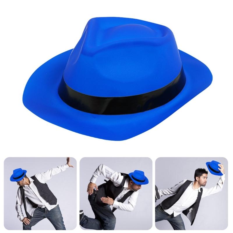Cappelli Homburg Cowboy Solidi Cintura per Cappello in Plastica per Donna Uomo Oggetti di Scena per Foto Western per Spettacolo Teatrale Unisex Indossare Copricapo