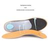 Unisex Leather Orthotic Insoles for Flat Feet: XO-Legs Support, Shock Absorbing, Breathable
