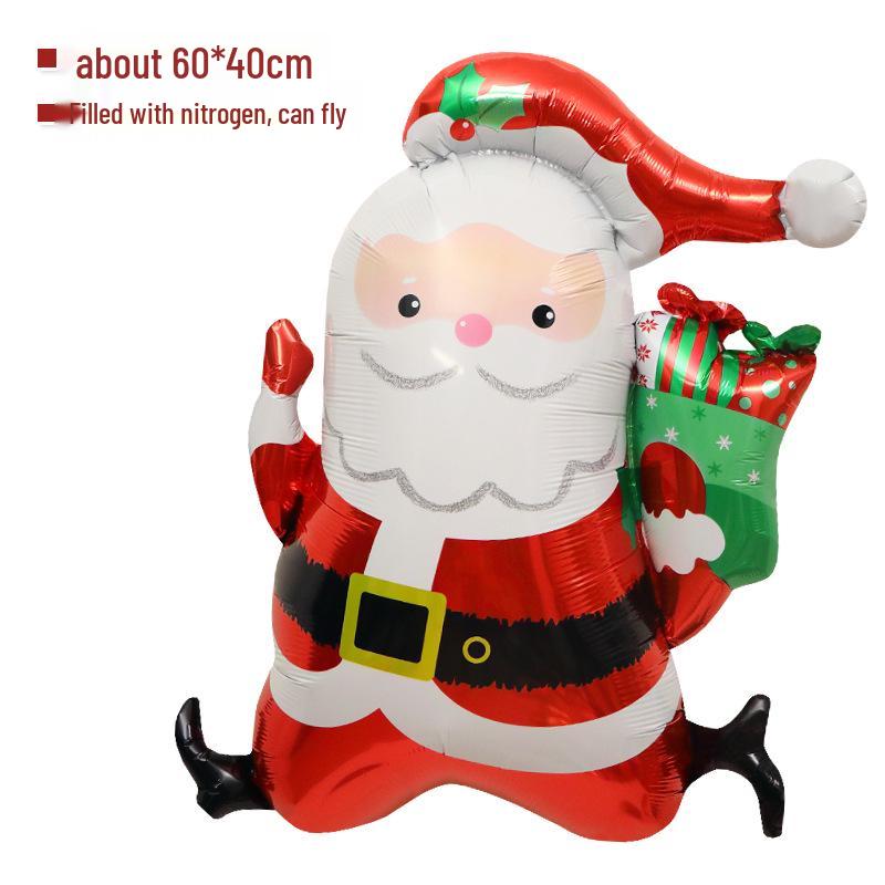 Christmas Window Display Props: Toys, Balloons, Candy Canes, Santa, Snowman, Christmas Tree.