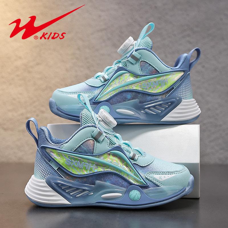 Classmates Boys and girls autumn and winter warm basketball shoes Children's velvet sports shoes