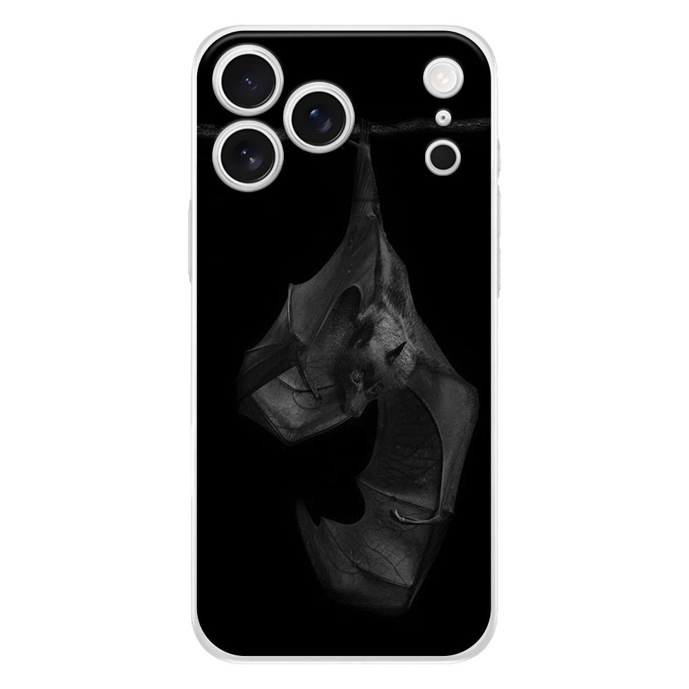 Weiche Handyhülle für iPhone 17 Air 16E 16 11 15 14 Pro MAX 12 13 7 8 Plus SE Osterhülle Schutz Goth Vampir Fledermaus Tier