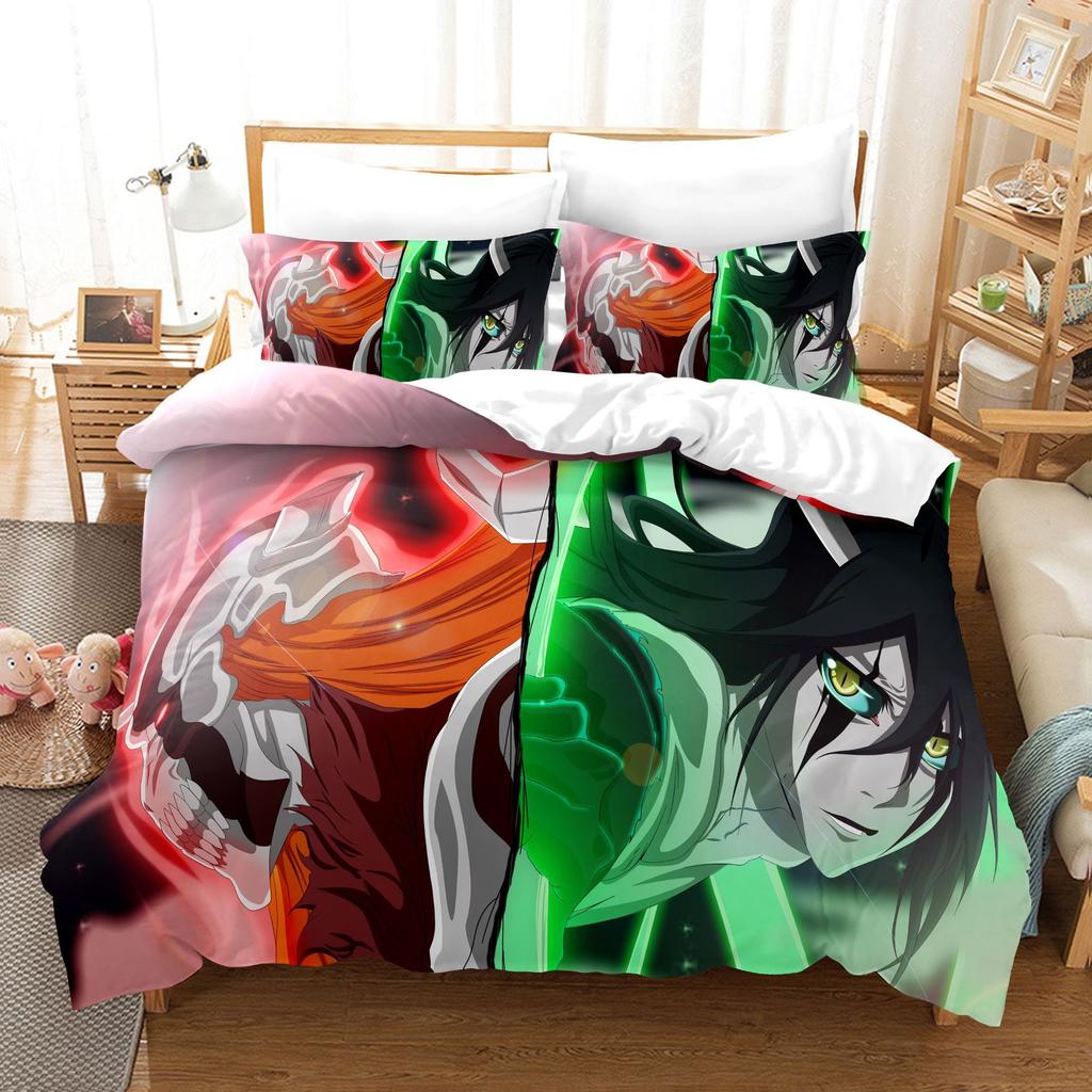 3D Digital Printing Three-Piece Quilt Cover Animation