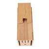 Knife Holder Rack, Eco-Friendly Wooden Knife Block with Angled Slots for Sy Handling, Knife Rack Horizontal Layout for Blade