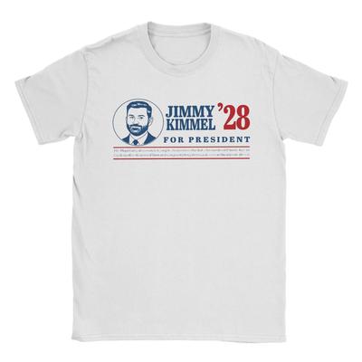 Jimmy Kimmel  Cotton T Shirt For Men Summer  Aesthetic T-Shirts O Neck Hippie Tees Oversized Print Clothes