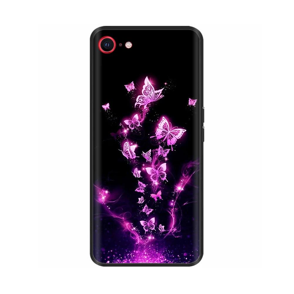 For iPhone SE 2020 Phone Case Funny Camera Protection Soft Liquid Silicone Back Cover for iPhone SE 2016 5 5S Cover for iPhoneSE