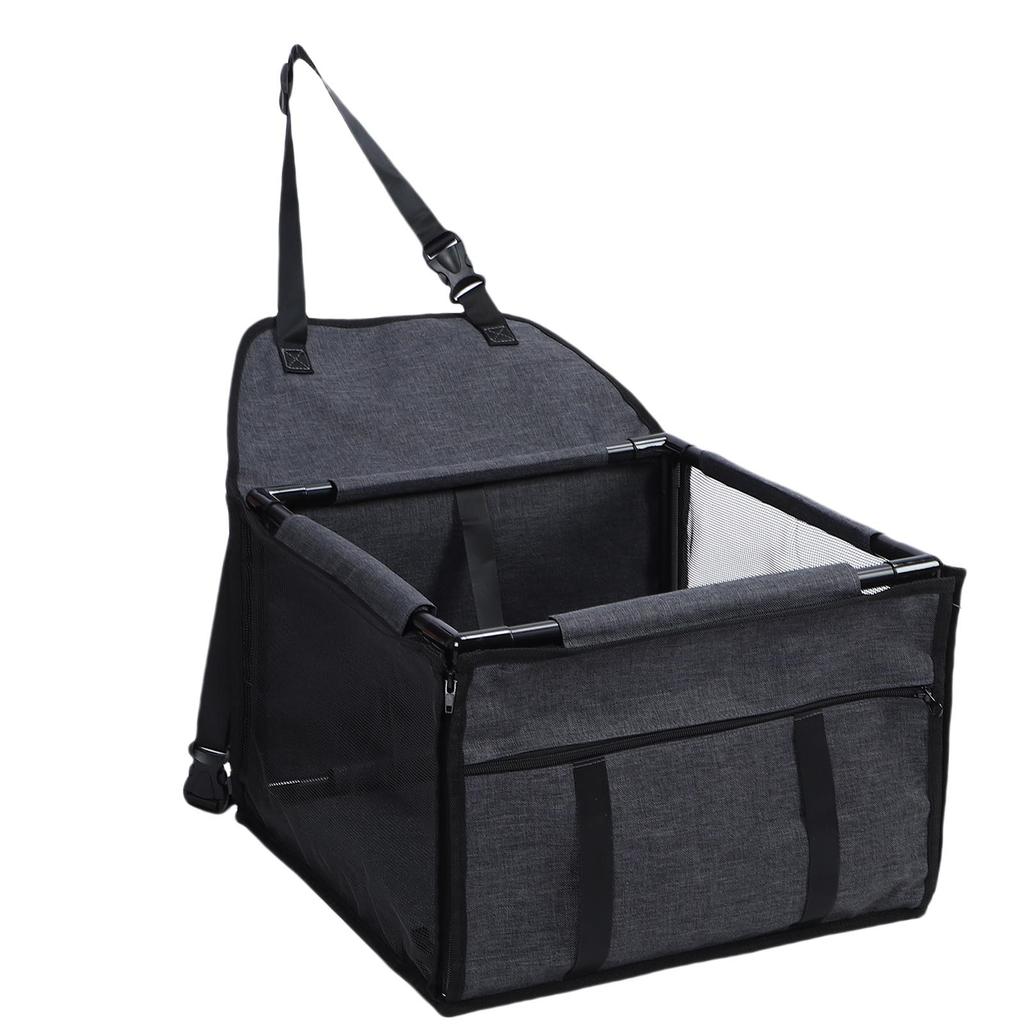 Dog Car Seat Waterproofing Folding Pet Car Seat Carrier Crate with Breathable Mesh for Travel Road Trip