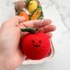 Cute Handmade Wool Felt Fruit & Vegetable Charms with Miniature Foodie Accessories for Bags, Backpacks, and Keys  Fun and Unique Accessories for