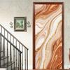 1 Pezzo Adesivi per Porta con Stampa Marmo 3D Rimovibili Vinilos Para Puertas Carta da Parati Adesiva Murales Artistici per Porte Bibliotheque Arredamento Moderno per la Casa
