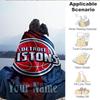 1PC Custom Name Blanket Pistons Detroit Logo Flannel Blankets Patterns Throw Blanket All-Season Soft Gift for Couch, Bed, Camping, Birthday Gifts