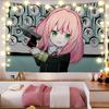 Spy X Family Ania Anime Wall Tapestry Decorative Headboard for Bedroom Dormitory Fans Artwork
