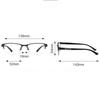 Strength: -0~-4.0x Photochromic Myopia Glasses Black+Blue Anti Eyestrain Reading Glasses  Readers