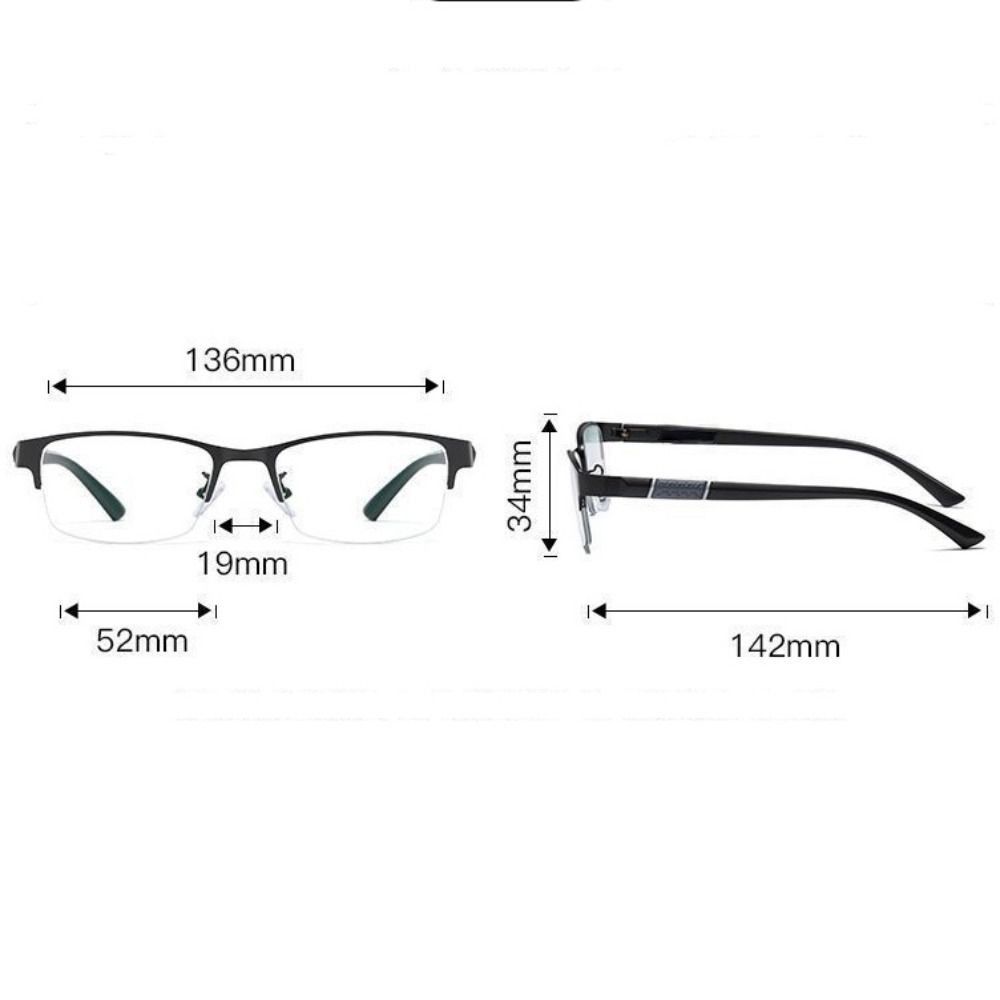 Strength: -0~-4.0x Photochromic Myopia Glasses Black+Blue Anti Eyestrain Reading Glasses Readers