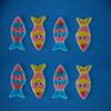Colorful Ceramic Fish Buttons for DIY Clothing Accessories